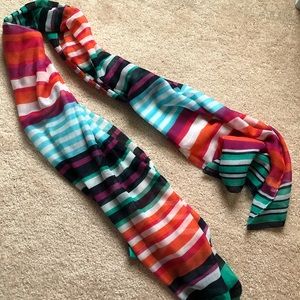 Multi color light scarf